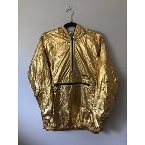 Metallic Gold Adidas Hoodie